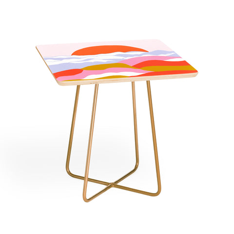 SunshineCanteen sunshine above the clouds Side Table