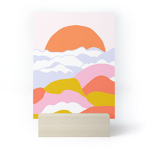 SunshineCanteen sunshine above the clouds Mini Art Print