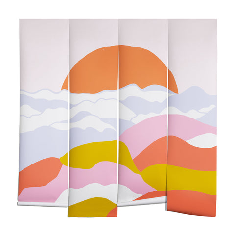 SunshineCanteen sunshine above the clouds Wall Mural