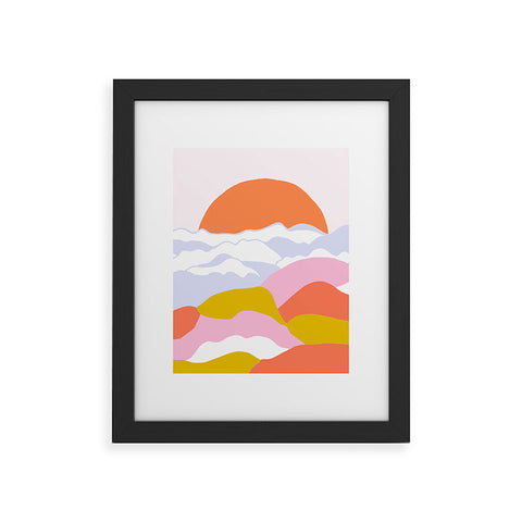 SunshineCanteen sunshine above the clouds Framed Art Print