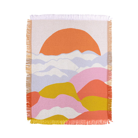 SunshineCanteen sunshine above the clouds Throw Blanket