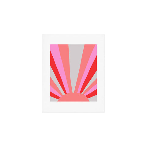 SunshineCanteen sunshine love coral Art Print
