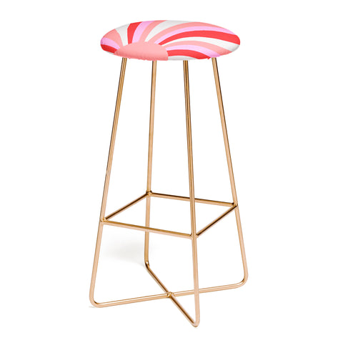 SunshineCanteen sunshine love coral Bar Stool