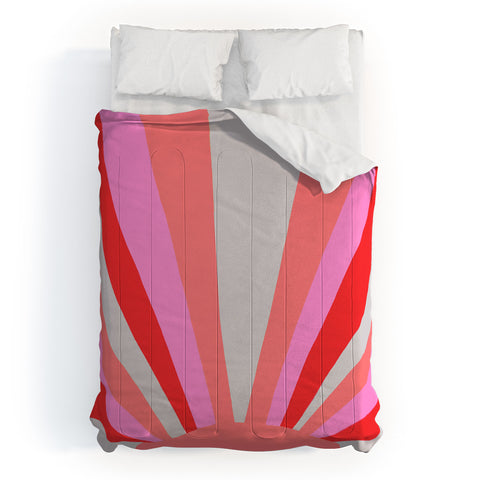 SunshineCanteen sunshine love coral Comforter