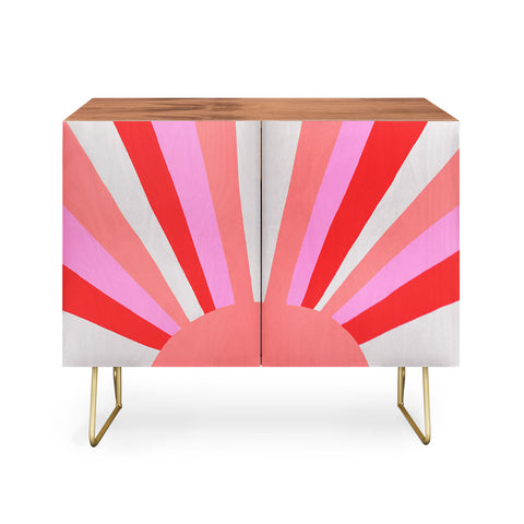 SunshineCanteen sunshine love coral Credenza