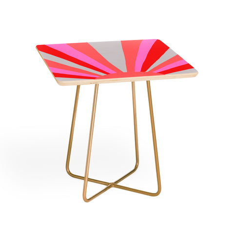 SunshineCanteen sunshine love coral Side Table