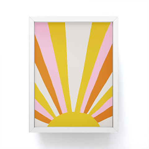 SunshineCanteen Sunshine Love Framed Mini Art Print