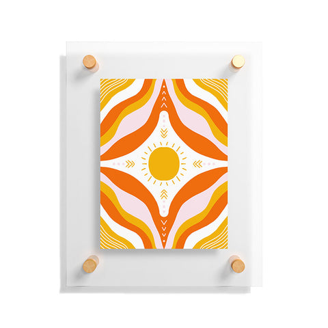 SunshineCanteen sunshine mandala Floating Acrylic Print