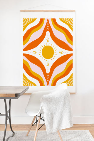 SunshineCanteen sunshine mandala Art Print And Hanger