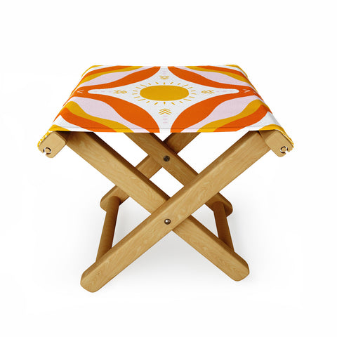 SunshineCanteen sunshine mandala Folding Stool