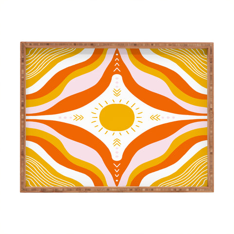 SunshineCanteen sunshine mandala Rectangular Tray
