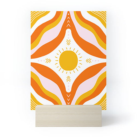 SunshineCanteen sunshine mandala Mini Art Print