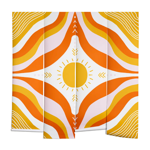 SunshineCanteen sunshine mandala Wall Mural