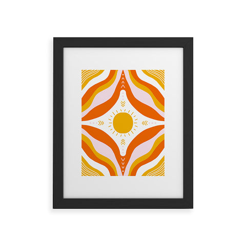 SunshineCanteen sunshine mandala Framed Art Print