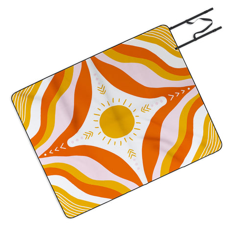 SunshineCanteen sunshine mandala Picnic Blanket
