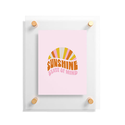 SunshineCanteen sunshine rainbow Floating Acrylic Print