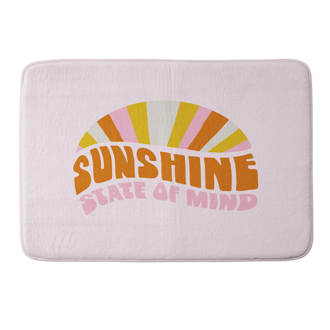 SunshineCanteen sunshine rainbow Memory Foam Bath Mat