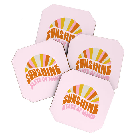 SunshineCanteen sunshine rainbow Coaster Set