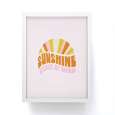 SunshineCanteen sunshine rainbow Framed Mini Art Print