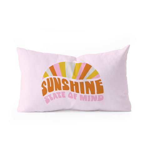 SunshineCanteen sunshine rainbow Oblong Throw Pillow