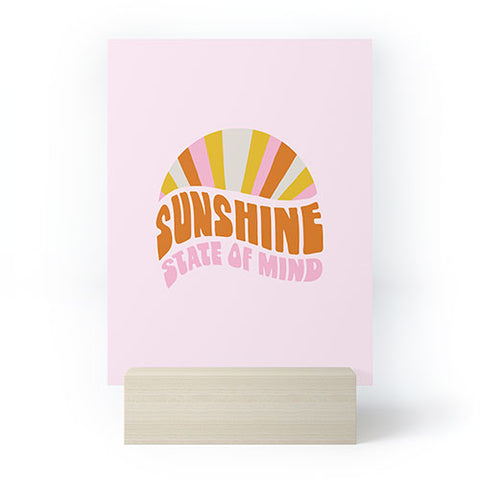 SunshineCanteen sunshine rainbow Mini Art Print