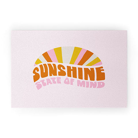 SunshineCanteen sunshine rainbow Welcome Mat