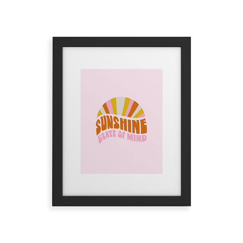 SunshineCanteen sunshine rainbow Framed Art Print