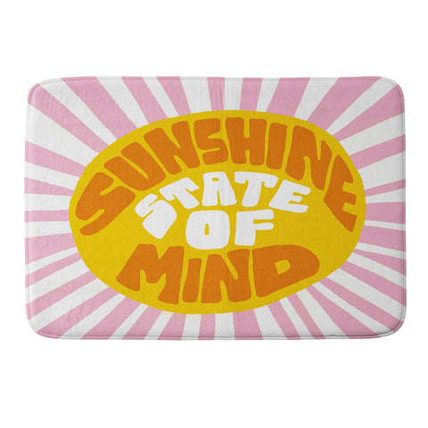 SunshineCanteen sunshine vibes Memory Foam Bath Mat
