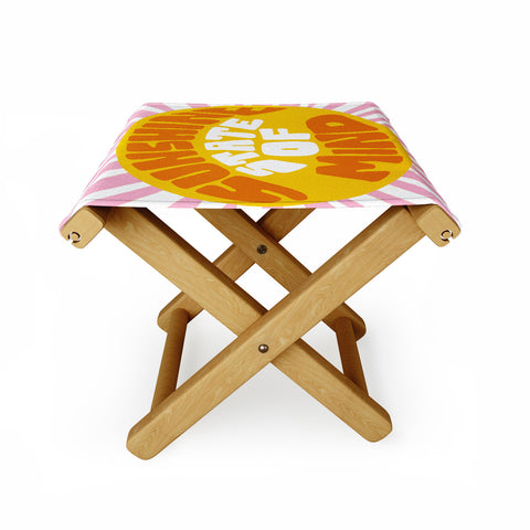 SunshineCanteen sunshine vibes Folding Stool