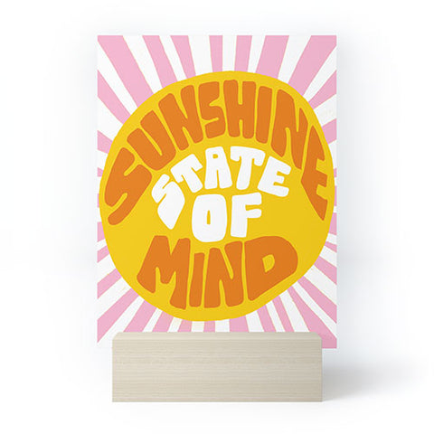SunshineCanteen sunshine vibes Mini Art Print