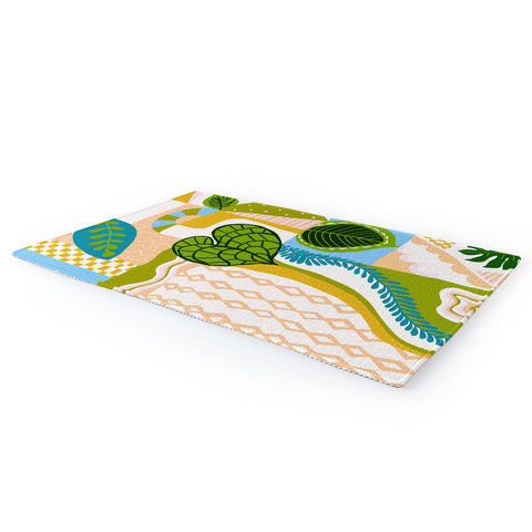 SunshineCanteen tropical boho vibes Area Rug
