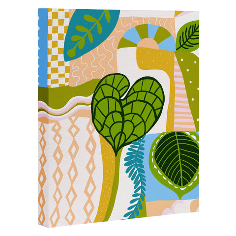 SunshineCanteen tropical boho vibes Art Canvas
