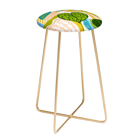 SunshineCanteen tropical boho vibes Counter Stool