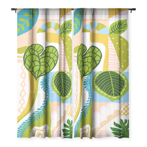 SunshineCanteen tropical boho vibes Sheer Non Repeat