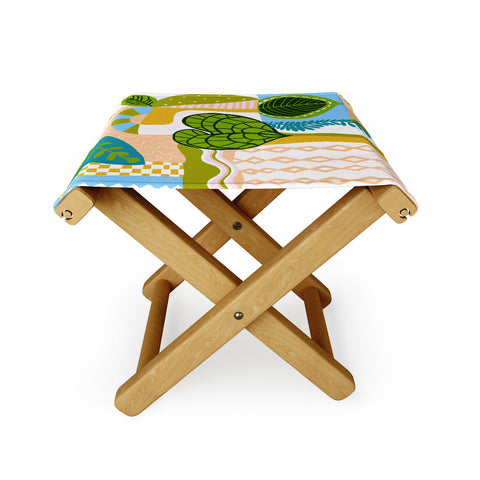 SunshineCanteen tropical boho vibes Folding Stool