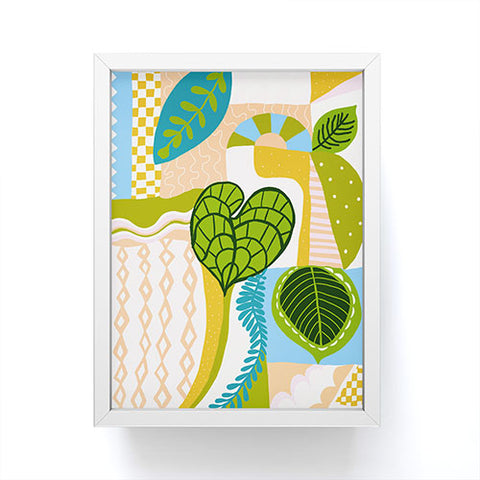 SunshineCanteen tropical boho vibes Framed Mini Art Print