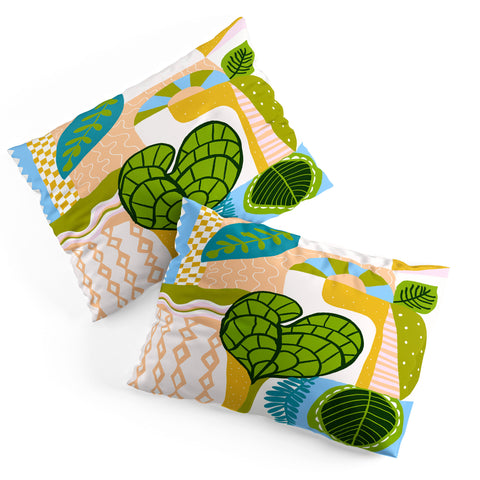 SunshineCanteen tropical boho vibes Pillow Shams