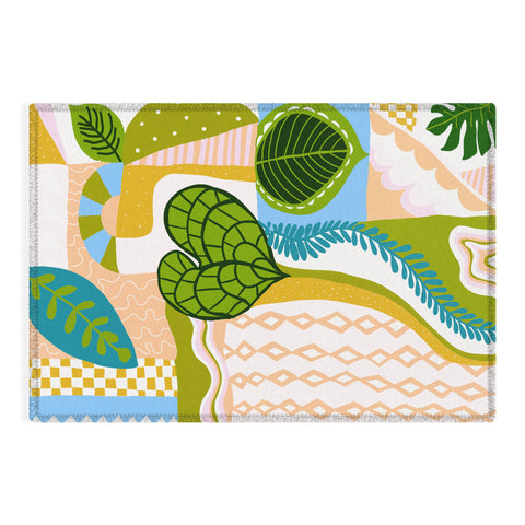 SunshineCanteen tropical boho vibes Outdoor Rug