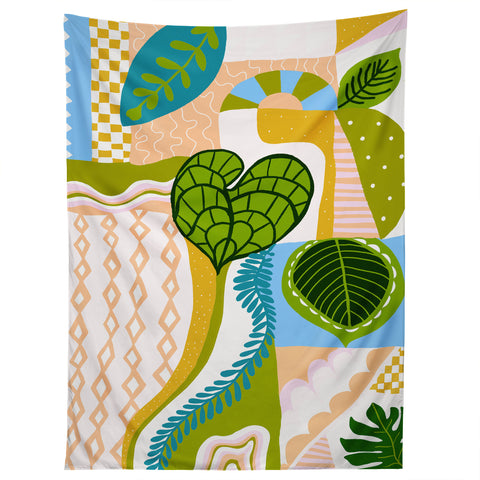SunshineCanteen tropical boho vibes Tapestry