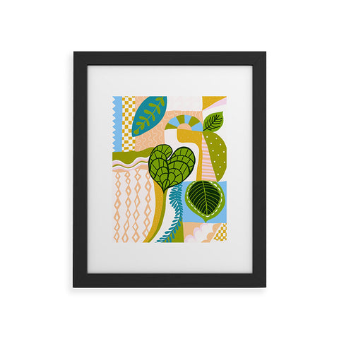 SunshineCanteen tropical boho vibes Framed Art Print