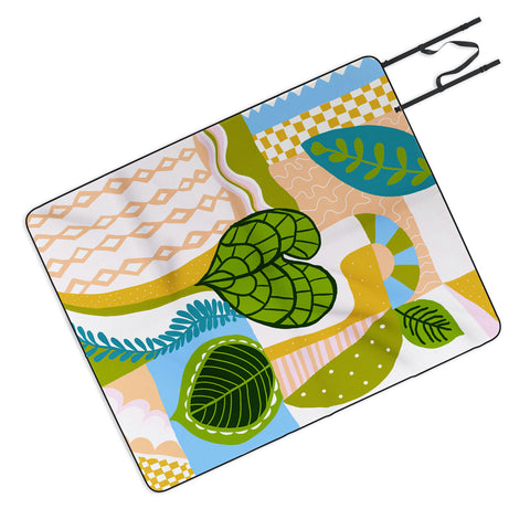 SunshineCanteen tropical boho vibes Picnic Blanket