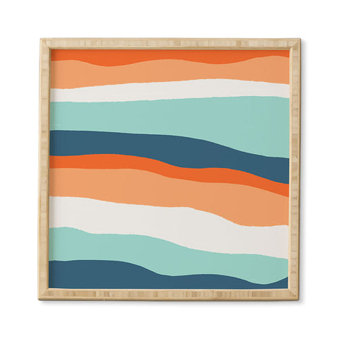 SunshineCanteen venice sunset Framed Wall Art