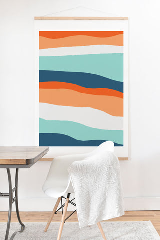 SunshineCanteen venice sunset Art Print And Hanger