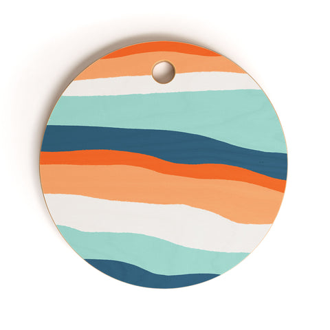 SunshineCanteen venice sunset Cutting Board Round