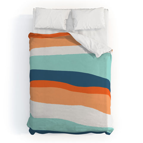 SunshineCanteen venice sunset Duvet Cover
