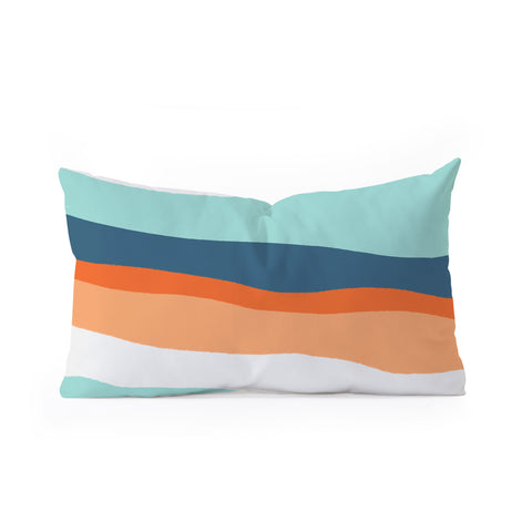 SunshineCanteen venice sunset Oblong Throw Pillow