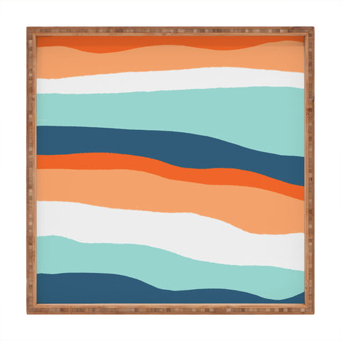 SunshineCanteen venice sunset Square Tray