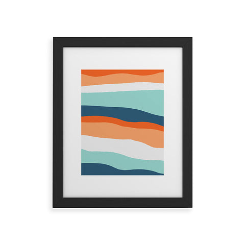 SunshineCanteen venice sunset Framed Art Print