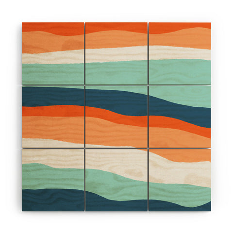 SunshineCanteen venice sunset Wood Wall Mural