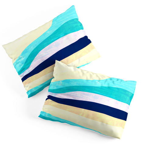 SunshineCanteen white sands and waves Pillow Shams
